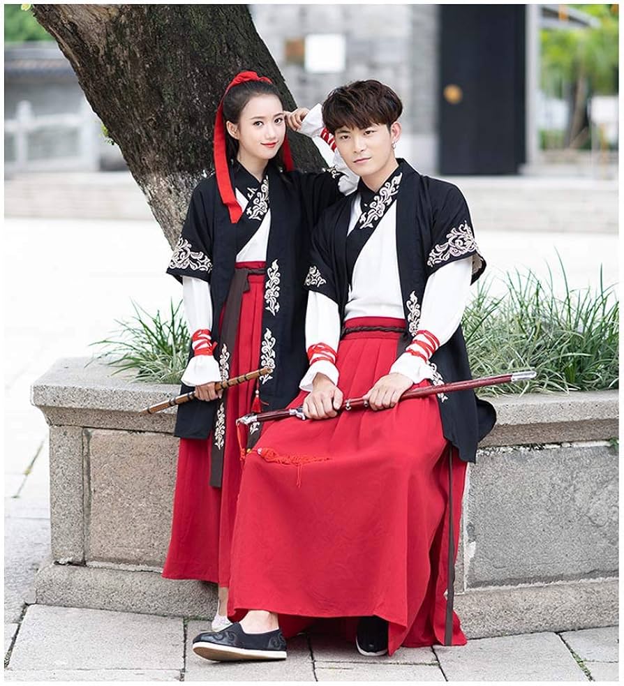 Amazon | 漢服 チャイナ服 中国古風 演出服 華流ステージ コスプレ衣装